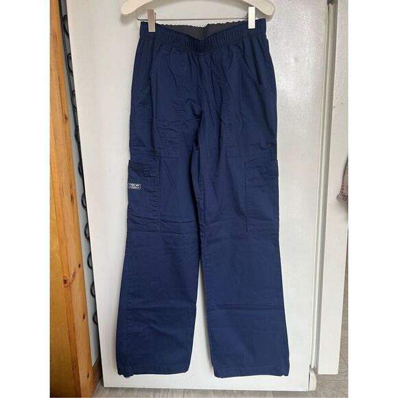Cherokee Workwear Navy Scrub Pants Woman’s Size XS - Picture 1 of 6